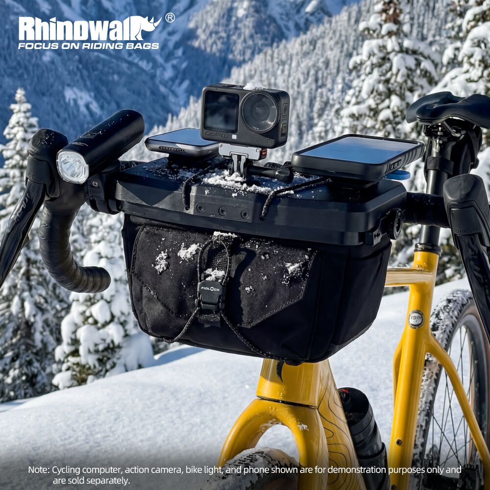 Mountain Biking Hip Pack - กระเป๋าติดแฮนด์จักรยาน Rhinowalk 3.3L แบบถอดเร็ว สำหรับจัดเก็บสัมภาระด้านหน้า เหมาะสำหรับจักรยานถนน