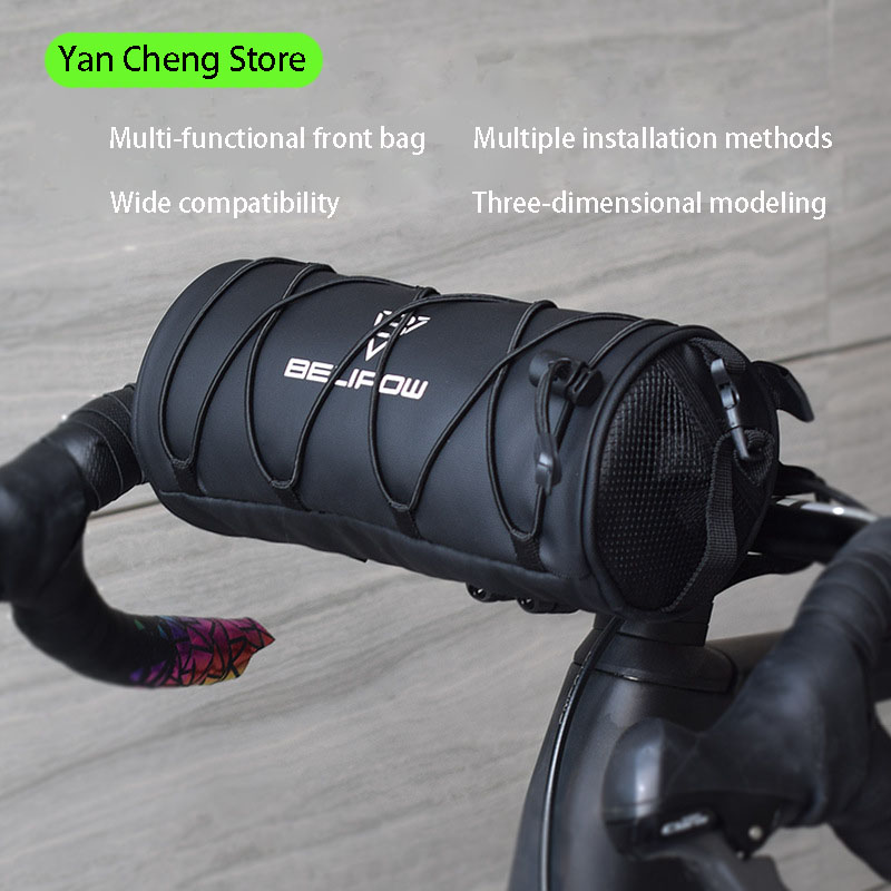 Mountain Biking Hip Pack - 2L 5L กระเป๋าติดแฮนด์จักรยาน, กระเป๋าหน้าจักรยานกระเป๋าสะพายไหล่กระเป๋าเก็บของพร้อมสายสะพายสําหรับจักรยานเสือภูเขาถนนขี่จักรยานท่องเที่ยว