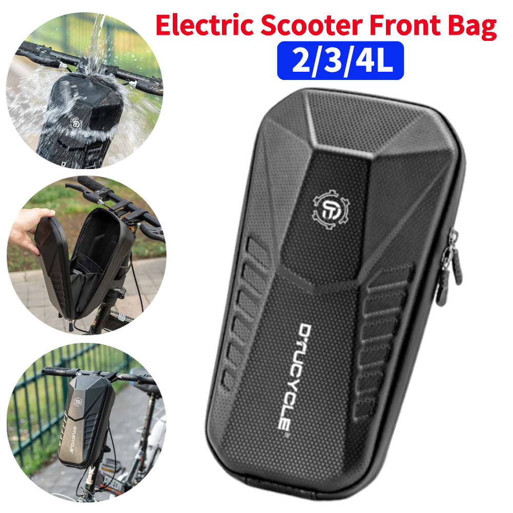 Mountain Biking Hip Pack - 2/3/4L กระเป๋าหน้าจักรยานไฟฟ้าสกู๊ตเตอร์ด้านหน้ากระเป๋าซิปคู่ขี่จักรยานกระเป๋า Hard SHELL กระเป๋าสําหรับจักรยานเสือภูเขา
