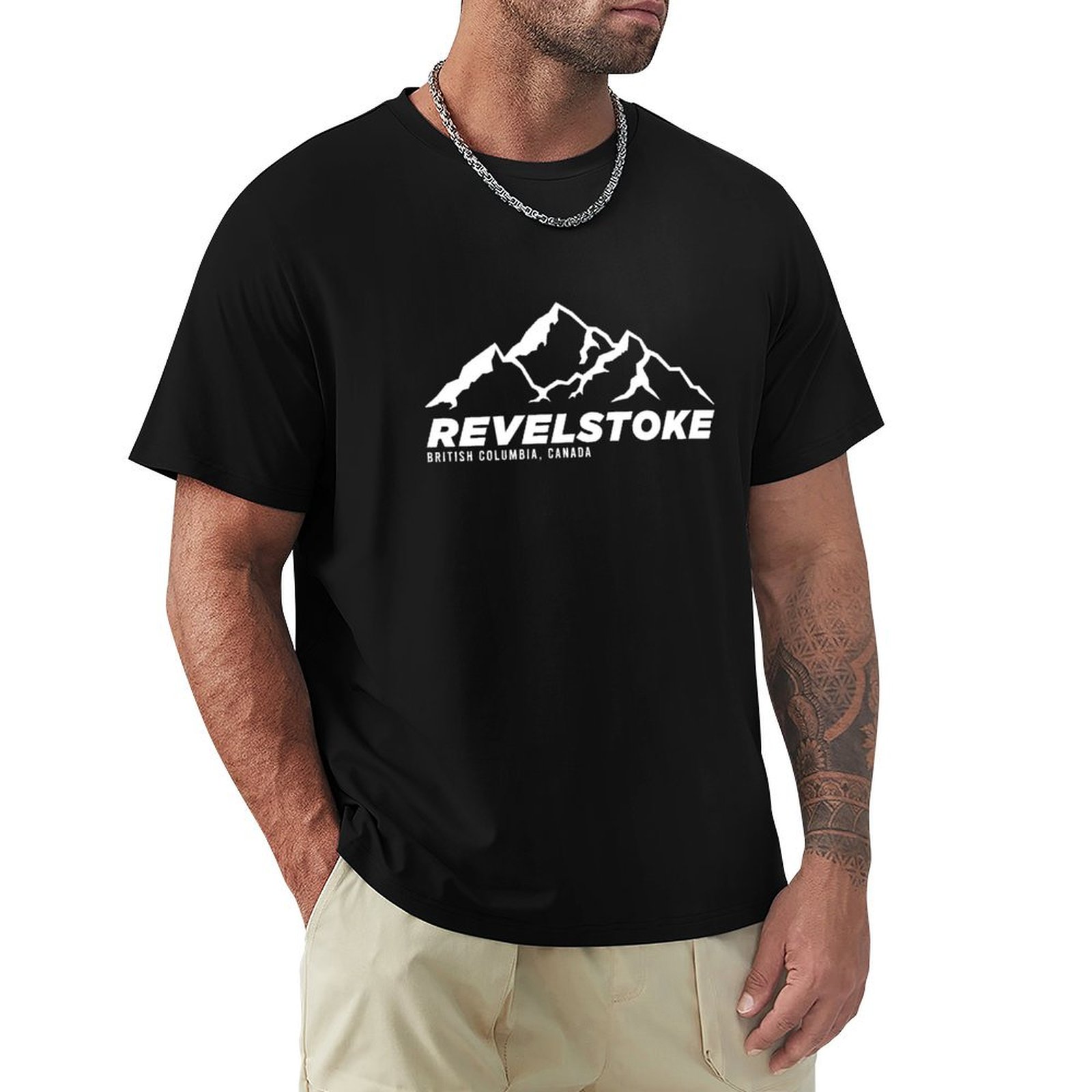 เสื้อยืด Ski Revelstoke B.C Ca - Mountain Biking Revelstoke บทวิจารณ์และราคา