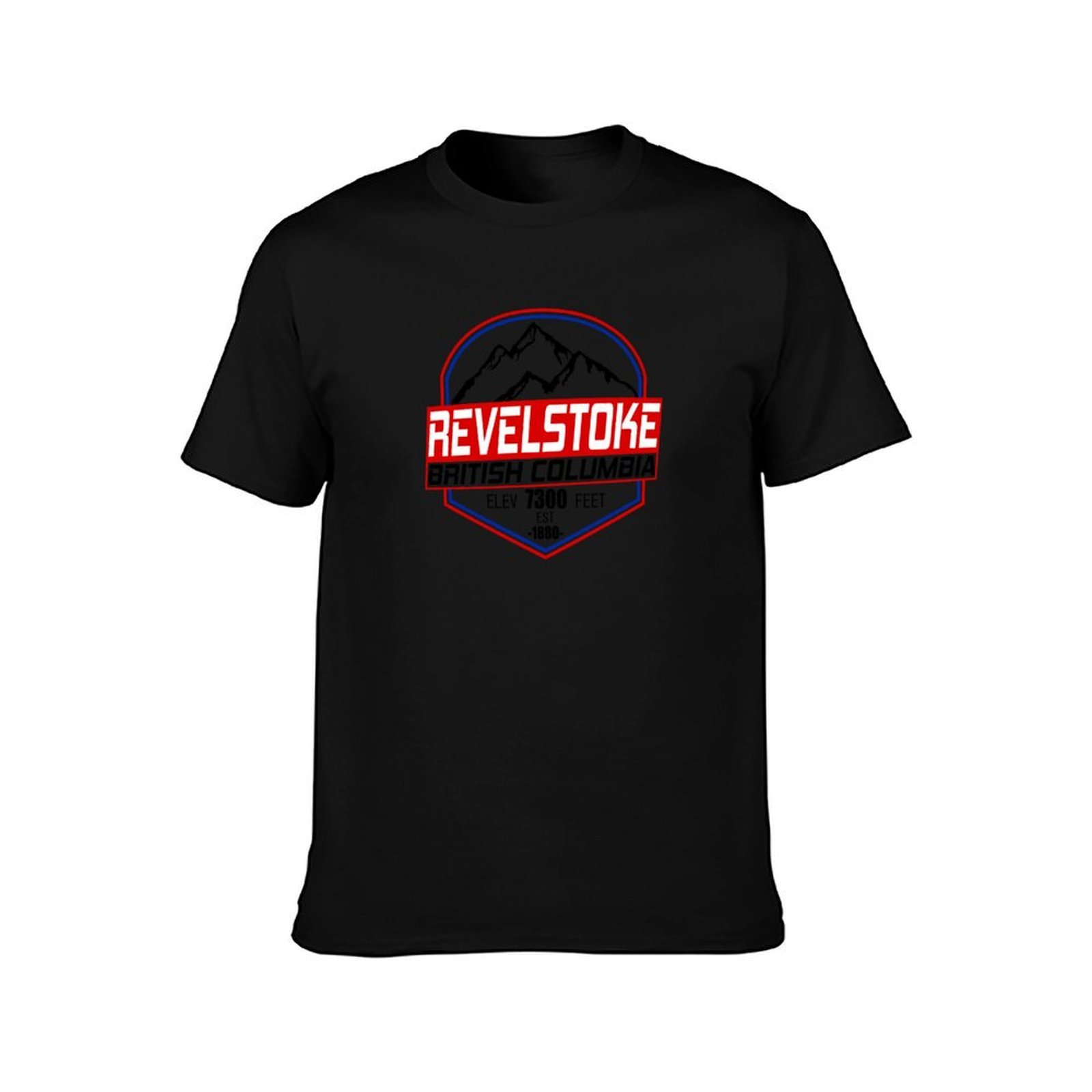 เสื้อยืดคอกลมแขนสั้น Ski Revel - Mountain Biking Revelstoke บทวิจารณ์และราคา