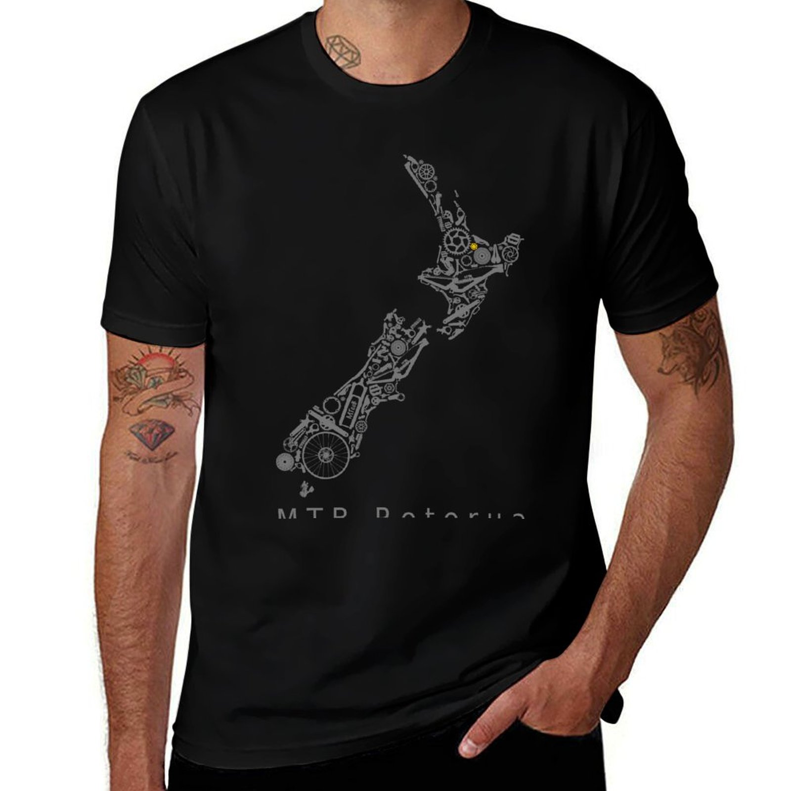 นิวซีแลนด์ - เสื้อยืด MTB Roto - Mountain Biking Rotorua บทวิจารณ์และราคา