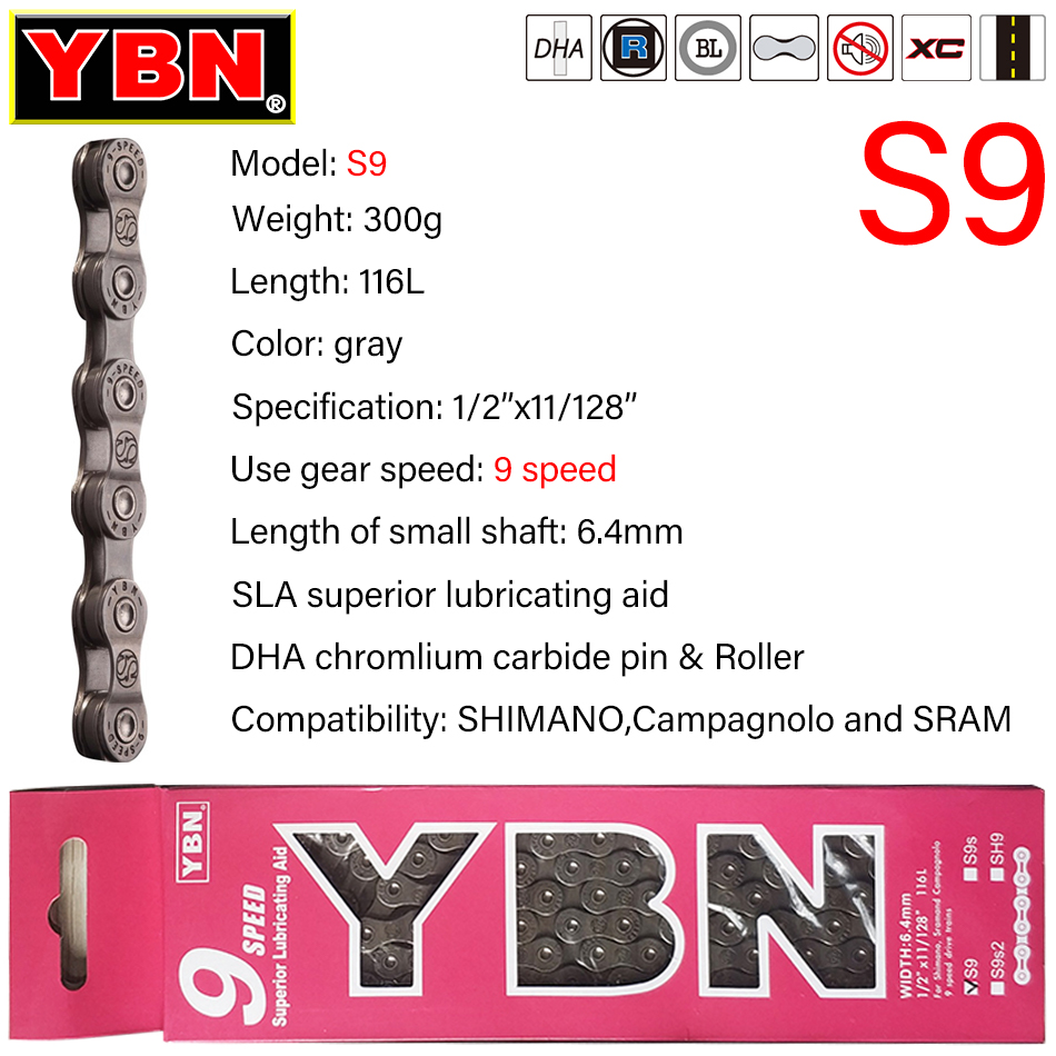 YBN โซ่จักรยาน8/9/10/11/12/โซ่ - Cassette 11 Speed บทวิจารณ์และราคา
