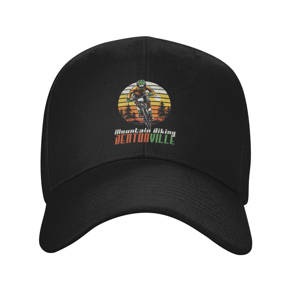 หมวกเบสบอลแฟชั่นวินเทจลายพระอา - Mountain Biking Bentonville Arkansas บทวิจารณ์และราคา