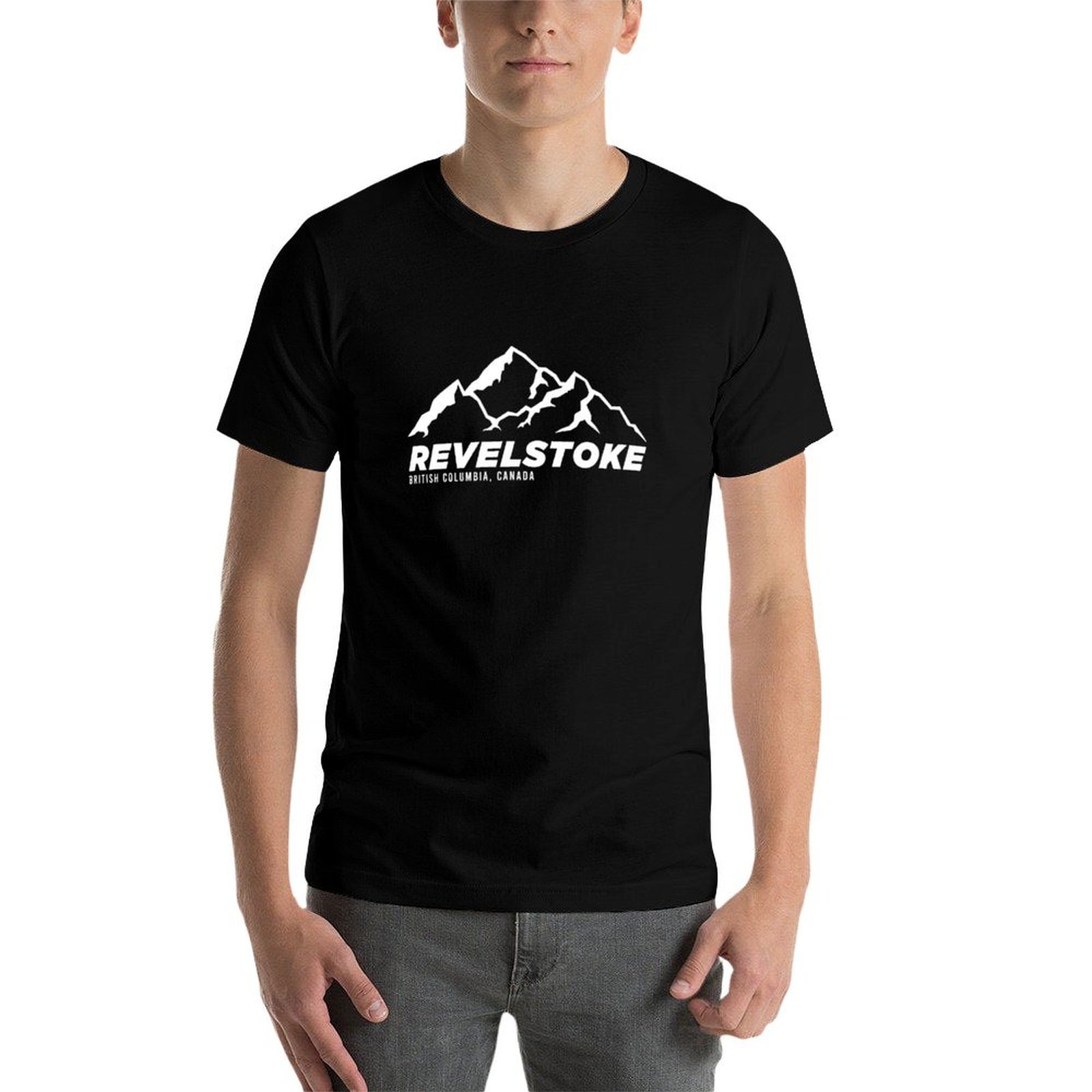 เสื้อยืดลายพิมพ์ลำลอง Ski Reve - Mountain Biking Revelstoke บทวิจารณ์และราคา