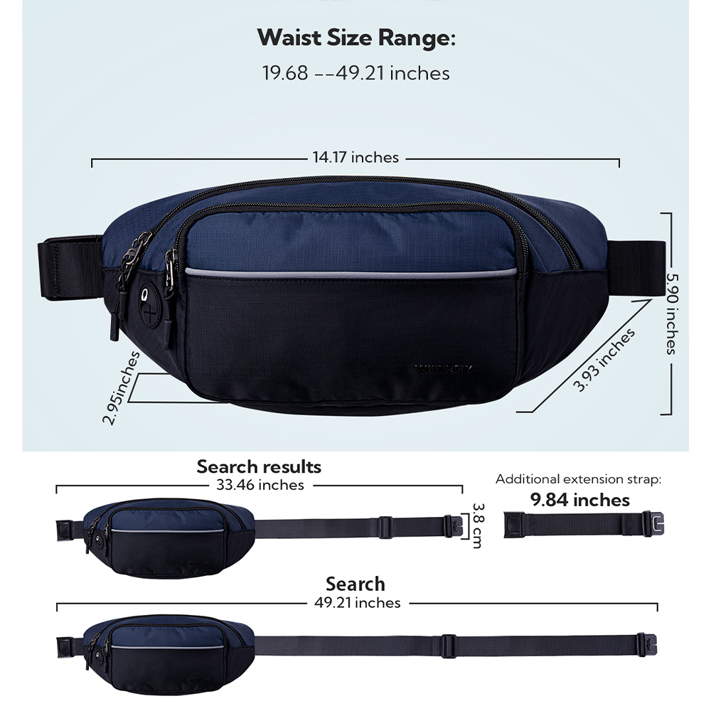 WATERFLY Fanny Pack เอวกระเป๋า - Mountain Biking Hip Pack บทวิจารณ์และราคา