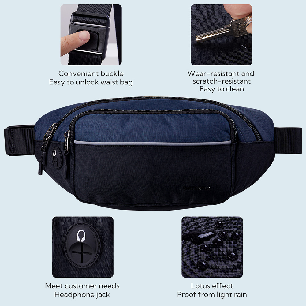 WATERFLY Fanny Pack เอวกระเป๋า - Mountain Biking Hip Pack บทวิจารณ์และราคา