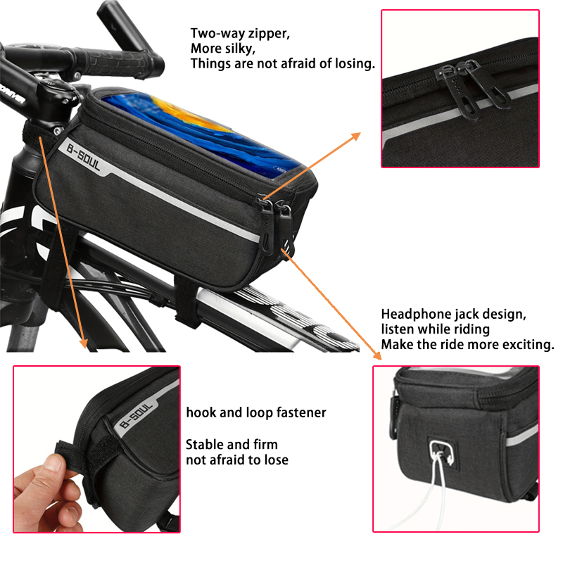 กระเป๋าคานหน้าจักรยาน B-SOUL,  - Mountain Biking Hip Pack บทวิจารณ์และราคา